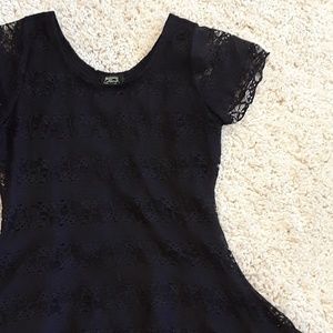 Black lace top